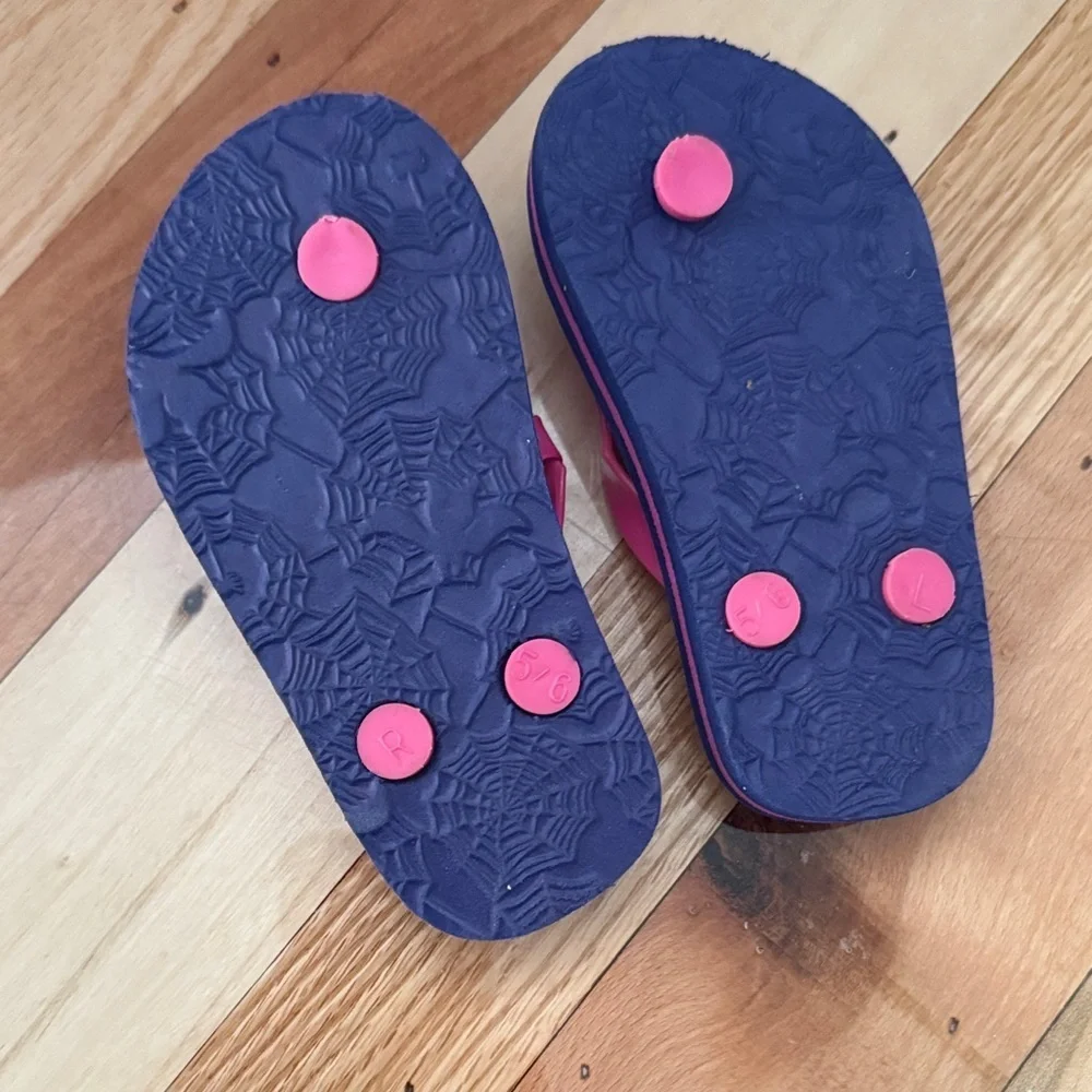 Kids Pink & Blue Vampirina Flip Flops
